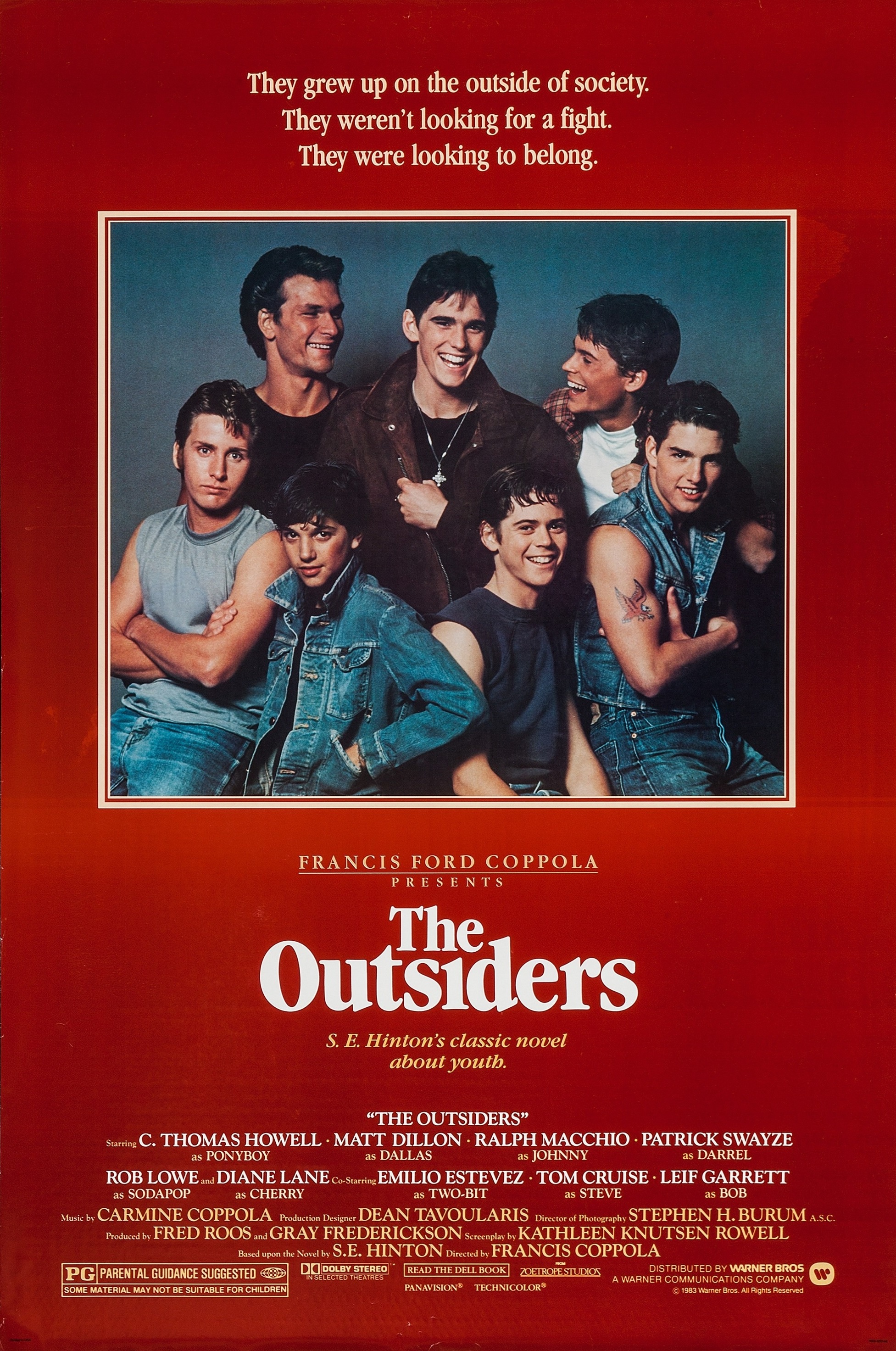 The Outsiders (film) Warner Bros photo photo