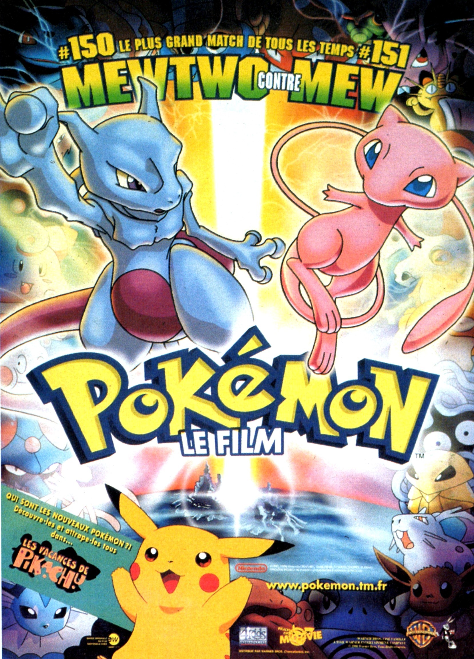 Pokémon Le Retour De Mewtwo Streaming Vf Pokémon, le film : Mewtwo contre-attaque (1999) | Wikia Warner Bros | Fandom