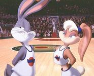 Bugs Bunny with Lola Bunny