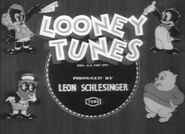 Title Card with Beans with his girlfriend, The Owl and Porky Pig