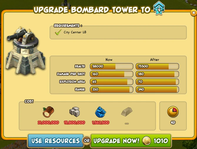 Bombard Tower War of Mercenaries Wiki Fandom