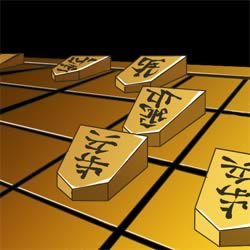 International / Westernized Shogi Game Pieces with Arrows and