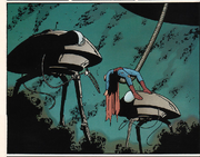 Superman captured by the Martians.