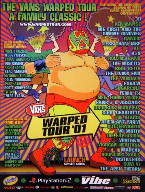 July 18, 2001 | Warped tour Wiki | Fandom