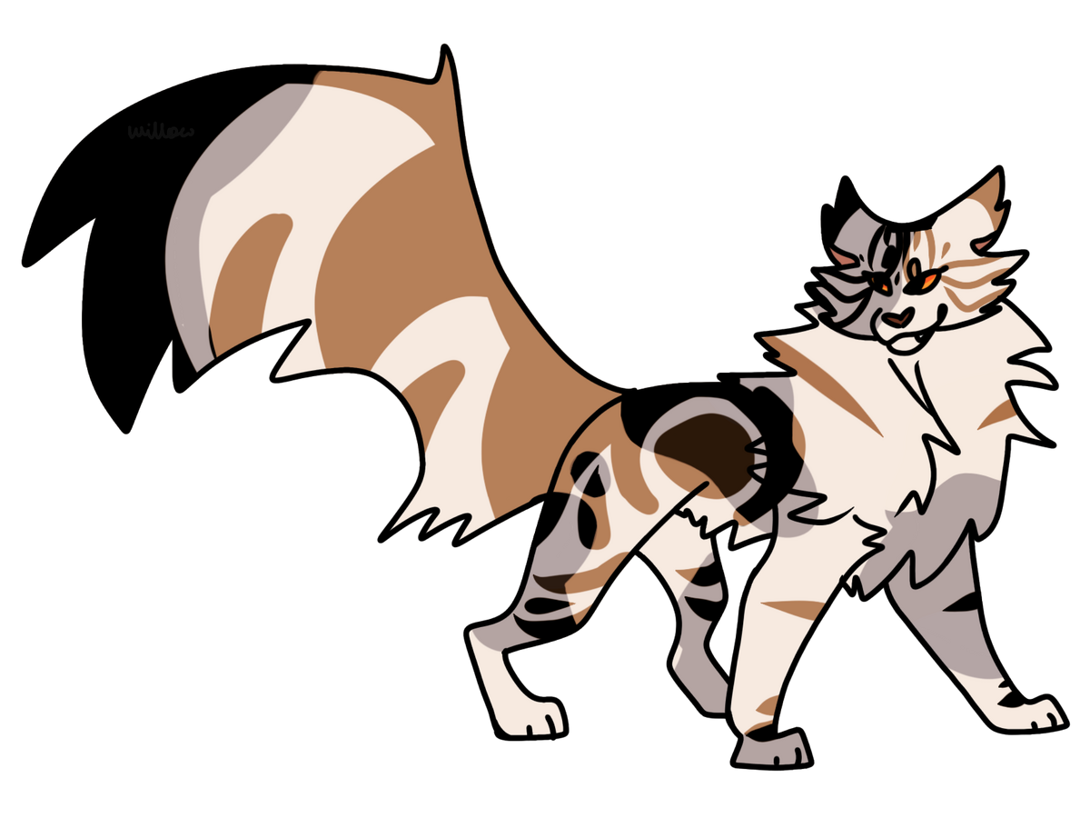 16150 - safe, artist:vanycat, sandstorm (warrior cats), cat, feline,  mammal, feral, warrior cats, angry, character name, claws, fangs, female,  fur, green background, paws, sharp teeth, simple background, solo, solo  female, tail, teeth