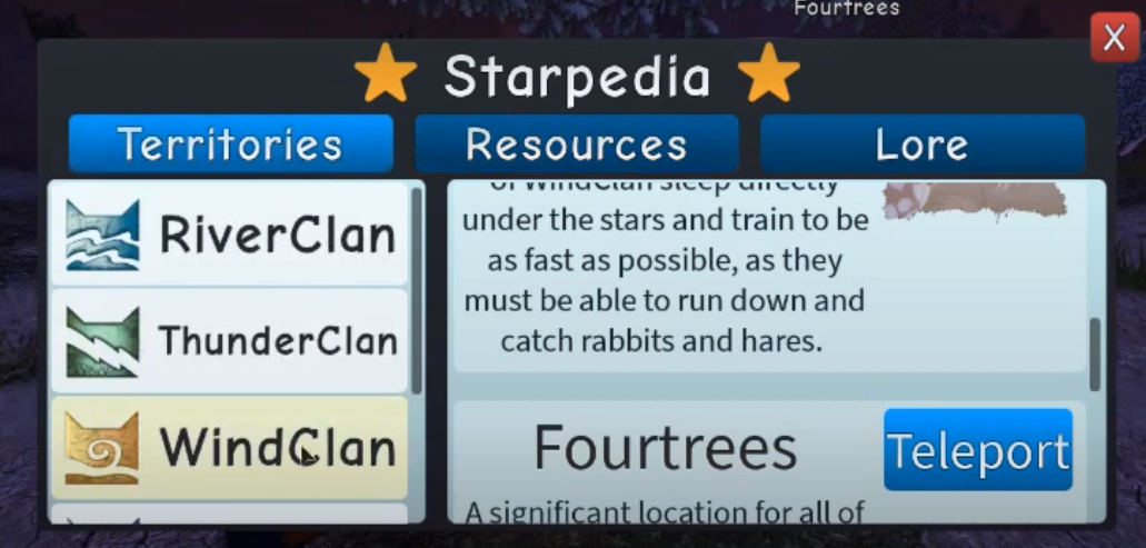 Starpedia, Warrior Cats: Ultimate Edition (WCUE) Wiki