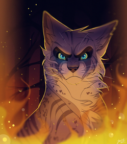 Warrior Cats - Ashfur in Starclan playing with his dead