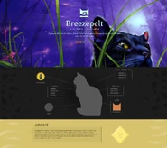 Windpelz' Profil auf der offiziellen englischen Website