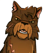 Braunstern in Verbannung aus dem SchattenClan