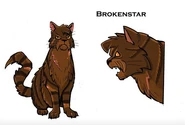 Konzeptzeichnungen von Braunstern für Verbannung aus dem SchattenClan