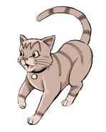 Millie in Graustreif und Millie