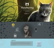 Habichtschwinges Profil auf der offiziellen englischen Website