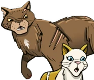 Narbengesicht in Verbannung aus dem SchattenClan