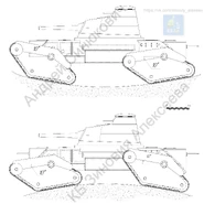 Ansaldo GL-4 blueprint 76 mm (3).jpg (696 КБ) Схема работы уникальной подвески;