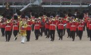 Irish Guards Band at Beating Retreat