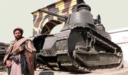 Renault FT-17, некогда состоявший на вооружении королевской армии Афганистана.