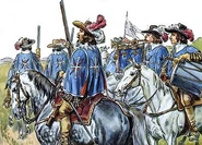 9a52db7720.jpg (82 КБ) Королевские мушкетеры в конном строю, 1640-е гг.