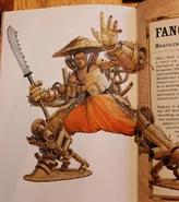 Вымышленный шаолиньский монах в стиле стимпанк из книги "Steampunk Soldiers: Uniforms & Weapons from the Age of Steam".