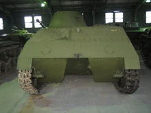 Корма лёгкого танка Т-40С