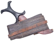 10827a.jpg (54 КБ) Кинжал Хадендоуа с кожаным ремешком для закреплении на плече.