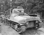 M3 Lee на маневрах американской армии, 1942 г.