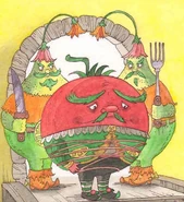 X-7.jpg (92 КБ) Лимончики арестовывают Синьора Помидора, рисунок М. Митрофанова.