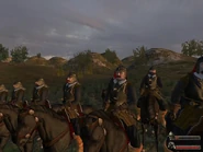 Чёрные рейтары в игре Mount&Blade: Огнём и мечом.