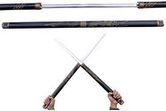 Swords-samurai-swords-shirasaya-swords-tk-dragon-double-blade-stick-sword
