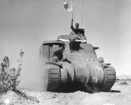 M3 Lee на маневрах американской армии, 1942 г.