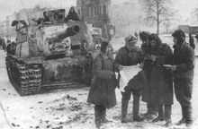 ИСУ-152 из состава 384-го гвардейского ТСАП, январь 1945 г.