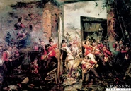 В битве при Ватерлоо.