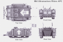 MkI Ultramarines Rhino