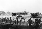 Landing beach on the opening day of the invasion of Sicily