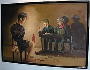 Реконструкция допроса в "Тюрьме безопасности 21".