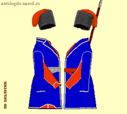 Полковая униформа Острогожского Слободского полка в 1743 - 1764 гг.