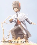 Офицер в зимней форме в ноябре 1854 года.