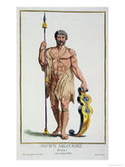 Pierre-duflos-dress-of-a-breton-warrior-from-receuil-des-estampes-representant-les-rangs-et-les-dignites