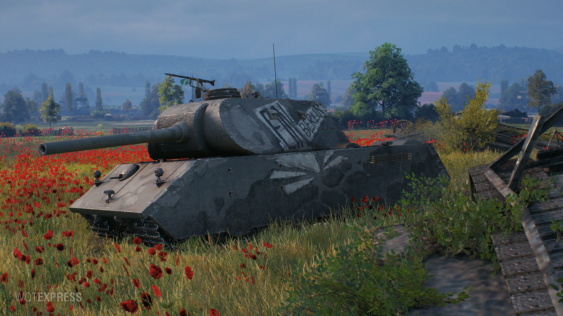 Клумба world of tanks