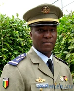 Офицер ВВС Мали в церемониальной форме.