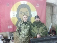 Командир Одессы Алексей Фомин рядом с Алексеем Мозговым, комбригом Призрак.