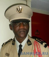 Сержант армии ЦАР, эмблема на фуражке.