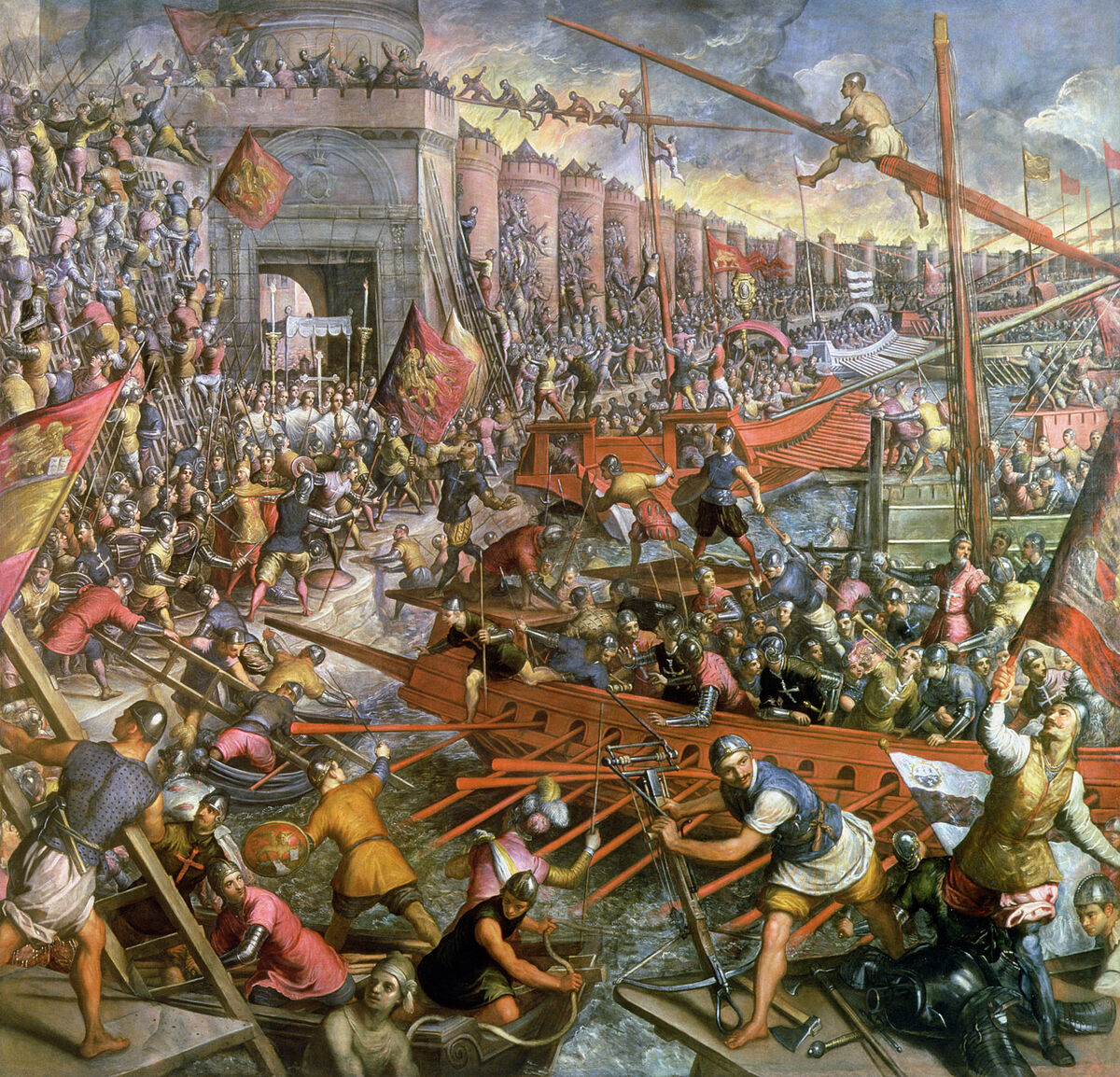 Взятие Константинополя крестоносцами в 1204 году