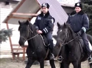 Днепропетровская конная милиция в зимней форме