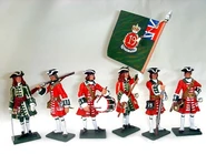 19 полк Колдстримской гвардии, 1701-12 гг.