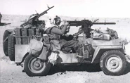 "Виллис" с пулемётами.