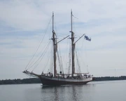 Финский рыболовецкий парусник-галеас.
