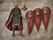 Попытка реконструкции внешности князя Святослава.