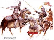 Парфянский (1) и Армянский (2) катафракты, III век н. э.