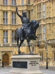 Richard I of England - Palace of Westminster - 10092009 crop