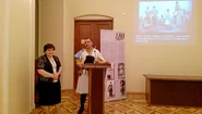 Реконструкция униформы азербайджанцев из императорского конвоя, презентованная Национальном в Музее Истории Азербайджана 21 июня 2017 г.